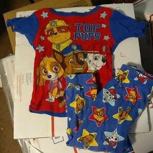 Paw Patrol 2-piece Pajama Set Size 3T